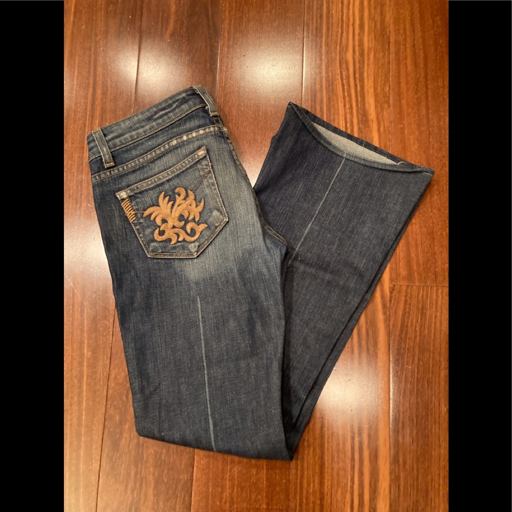 Paige Bootcut/Flare Jeans, size 27, blue